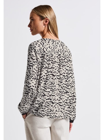 Street One Blouse wit/zwart