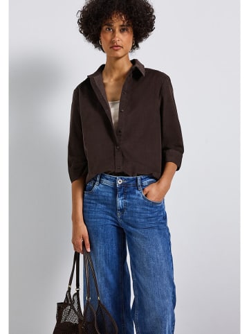 Street One Bluse in Dunkelbraun