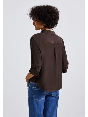 Street One Bluse in Dunkelbraun