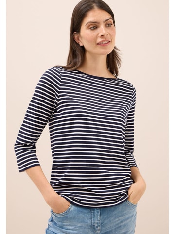 Cecil Longsleeve donkerblauw/wit