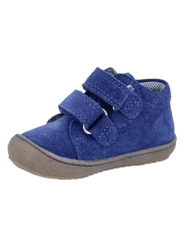 Richter Shoes Skórzane buty "Maxi" w kolorze niebieskim do nauki chodzenia