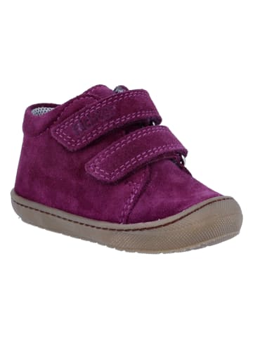 Richter Shoes Skórzane buty "Maxi" w kolorze fioletowym do nauki chodzenia