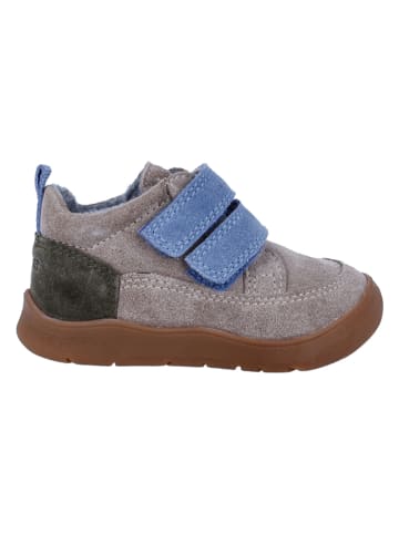 Richter Shoes Skórzane buty "Samy" w kolorze szaro-błękitnym do chodzenia na boso