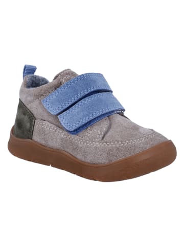 Richter Shoes Skórzane buty "Samy" w kolorze szaro-błękitnym do chodzenia na boso