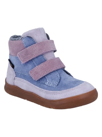 Richter Shoes Skórzane buty "Samy" w kolorze błękitno-fioletowym do chodzenia na boso