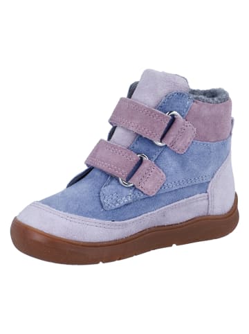 Richter Shoes Skórzane buty "Samy" w kolorze błękitno-fioletowym do chodzenia na boso