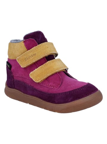 Richter Shoes Skórzane buty "Samy" w kolorze różowo-beżowym do chodzenia na boso