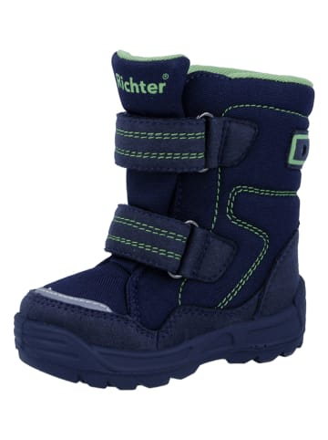 Richter Shoes Kozaki zimowe "Freestyle" w kolorze granatowym