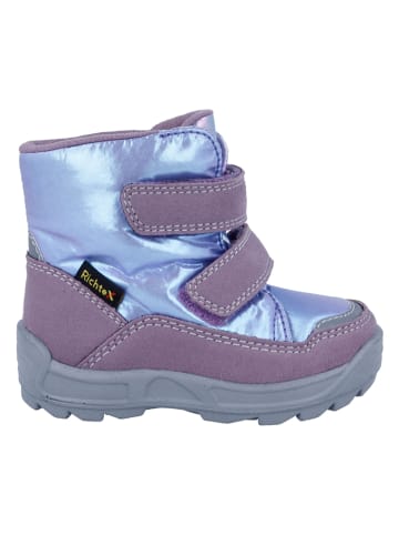 Richter Shoes Winterstiefel "Freestyle"  in Hellblau/ Lila