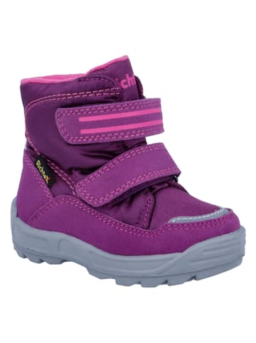 Richter Shoes Kozaki zimowe "Freestyle" w kolorze fioletowym