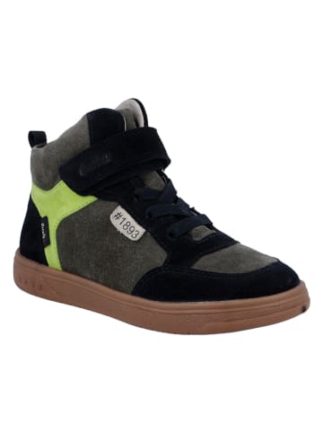 Richter Shoes Skórzane sneakersy "1893" w kolorze oliwkowo-zielonym