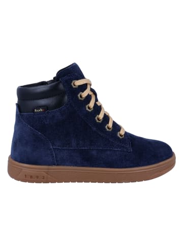 Richter Shoes Skórzane botki "1893" w kolorze granatowym