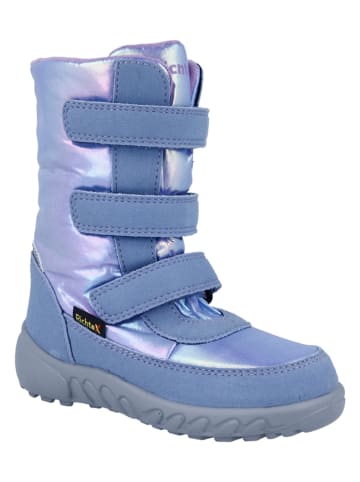 Richter Shoes Kozaki zimowe "Husky" w kolorze błękitnym