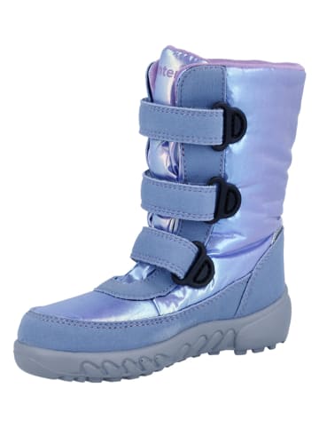 Richter Shoes Kozaki zimowe "Husky" w kolorze błękitnym