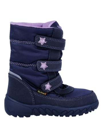 Richter Shoes Winterstiefel "Husky"  in Dunkelblau/ Lila