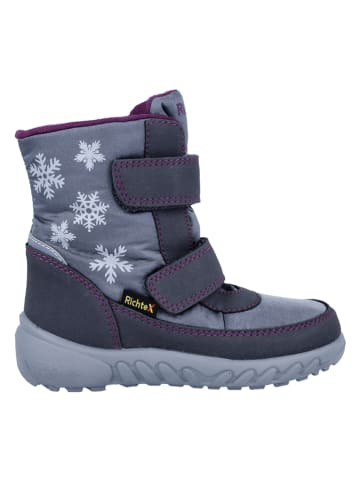Richter Shoes Kozaki zimowe "Husky" w kolorze szarym
