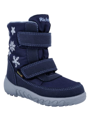 Richter Shoes Kozaki zimowe "Husky" w kolorze granatowym