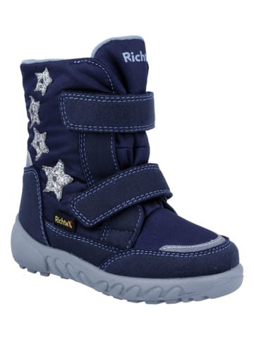 Richter Shoes Kozaki zimowe w kolorze granatowym