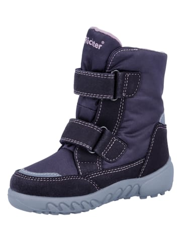 Richter Shoes Winterstiefel "Husky"  in Dunkelblau/ Lila