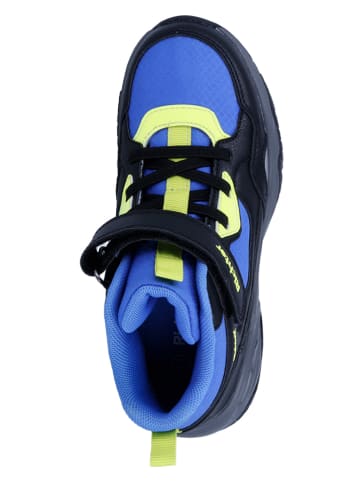 Richter Shoes Trekkingboots "Jamie" in Blau/ Schwarz/ Limette