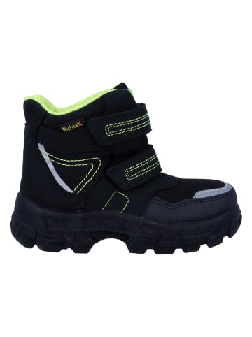 Richter Shoes Botki zimowe "Davos" w kolorze czarnym