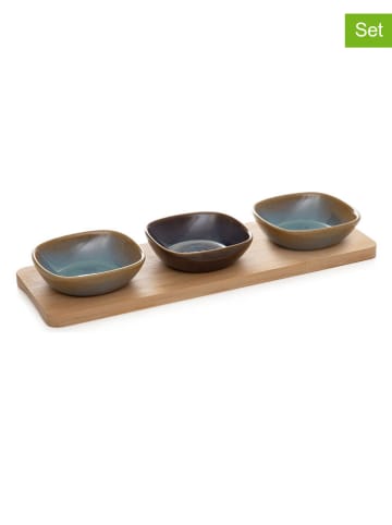 Homla 4-delige serveerset "Rambla" meerkleurig - (L)29 x (B)9,5 cm