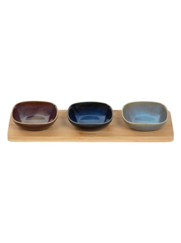 Homla 4-delige serveerset "Rambla" meerkleurig - (L)29 x (B)9,5 cm