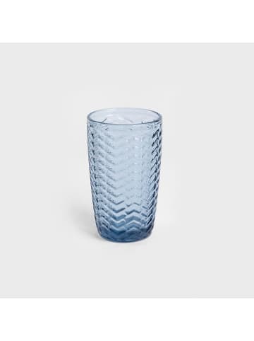 Homla Szklanki (4 szt.) "Lunnis" w kolorze niebieskim - 350 ml
