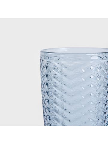 Homla Szklanki (4 szt.) "Lunnis" w kolorze niebieskim - 350 ml