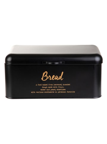 Homla Broodtrommel "Escille" zwart - (B)33 x (H)19 x (D)15 cm