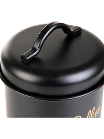 Homla Vorratsbehälter ''Escille'' in Schwarz - (H)14 x Ø 10 cm