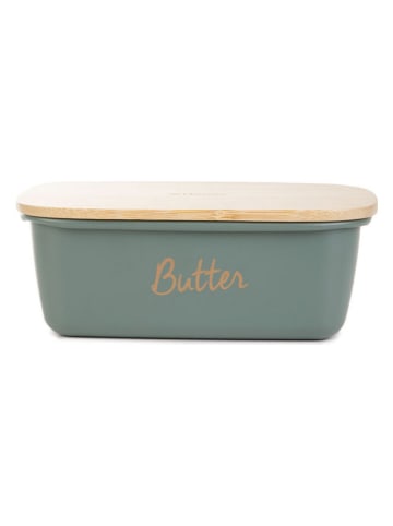 Homla Butterdose ''Escille'' in Grün - (B)15 x (H)10 x (T)5 cm