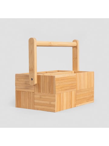 Homla Aufbewahrungbox ''Tenaro'' in Beige - (L)27 cm