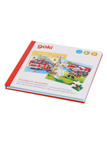Goki 40-częściowa książeczka-puzzle "Fire department" - 3+