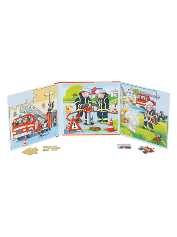 Goki 40-częściowa książeczka-puzzle "Fire department" - 3+