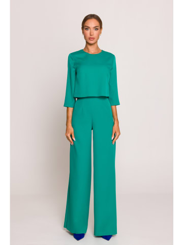 made of emotion Kombinezon w kolorze turkusowym