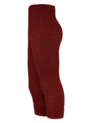 MaxiMo Woll-Leggings in Bordeaux