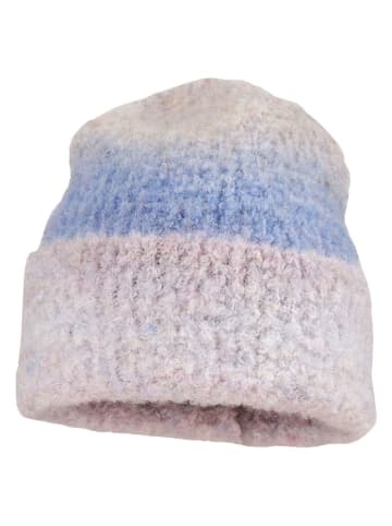 MaxiMo Mütze in Hellblau/Lila