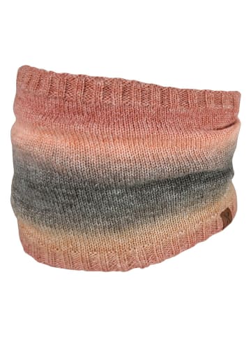 MaxiMo Loop-Schal in Rosa/Beige/Schwarz