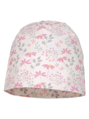 MaxiMo Beanie in Weiß/Pink