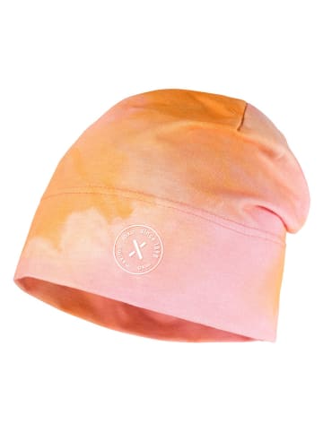 MaxiMo Beanie in Orange/Rosa