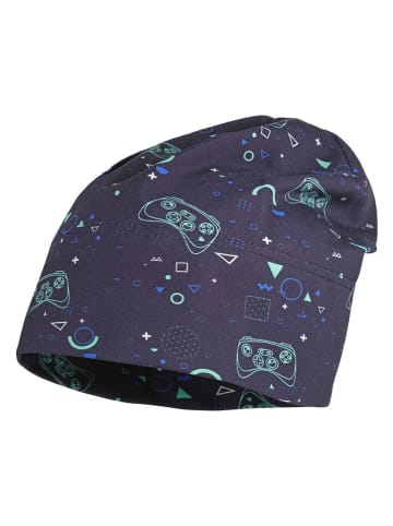 MaxiMo Czapka beanie w kolorze zielono-granatowym