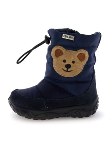 Naturino Botki zimowe "Bear" w kolorze granatowym