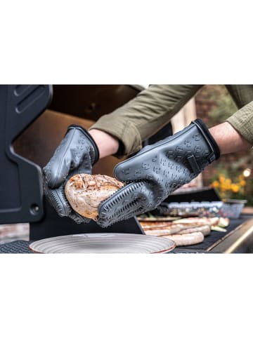 Zwilling Rękawice silikonowe "BBQ+" w kolorze czarnym do grilla