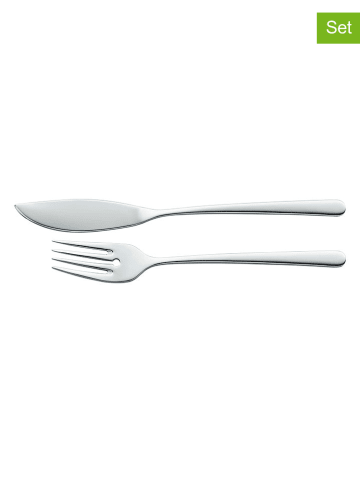 Zwilling 2-delige visbestekset "Nova" zilverkleurig