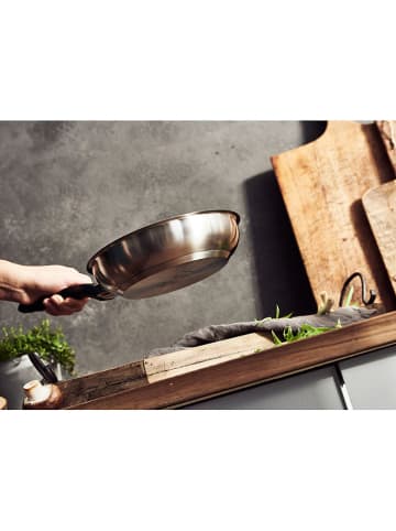 Ballarini Braadpan "Pesaro" zilverkleurig/zwart - Ø 28 cm