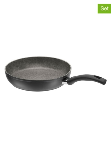 Ballarini 2-delige set: smoorpan met deksel "Bari" zwart - Ø 28 cm