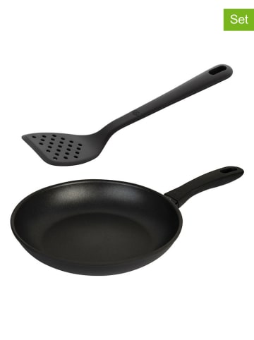 Ballarini 2tlg. Set: Bratpfanne "Avola" in Schwarz - Ø 28 cm