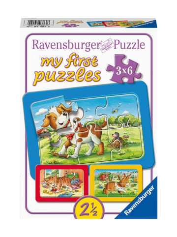 Ravensburger 3x6tlg. Puzzle "Meine Tierfreunde!" - ab 2 Jahren