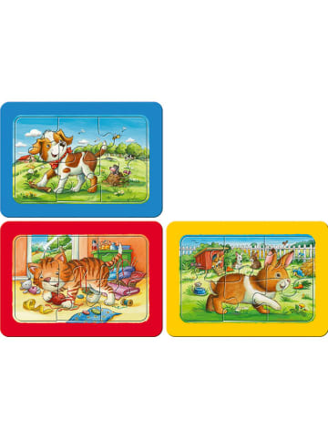 Ravensburger 6-częściowe puzzle (3 szt.) "My animal friends" - 2+